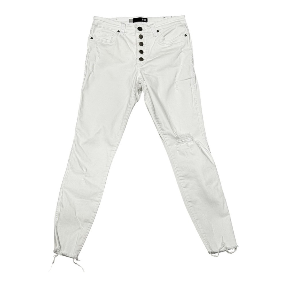 Kut from the Kloth Connie Fab Ab Ankle Skinny High Rise Jeans Size 4 Button fly